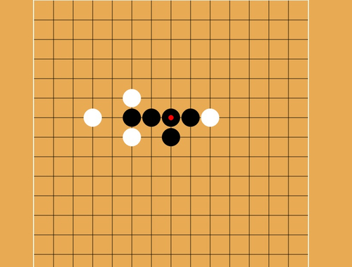 Igra Gomoku pet kamenja zaredom  online
