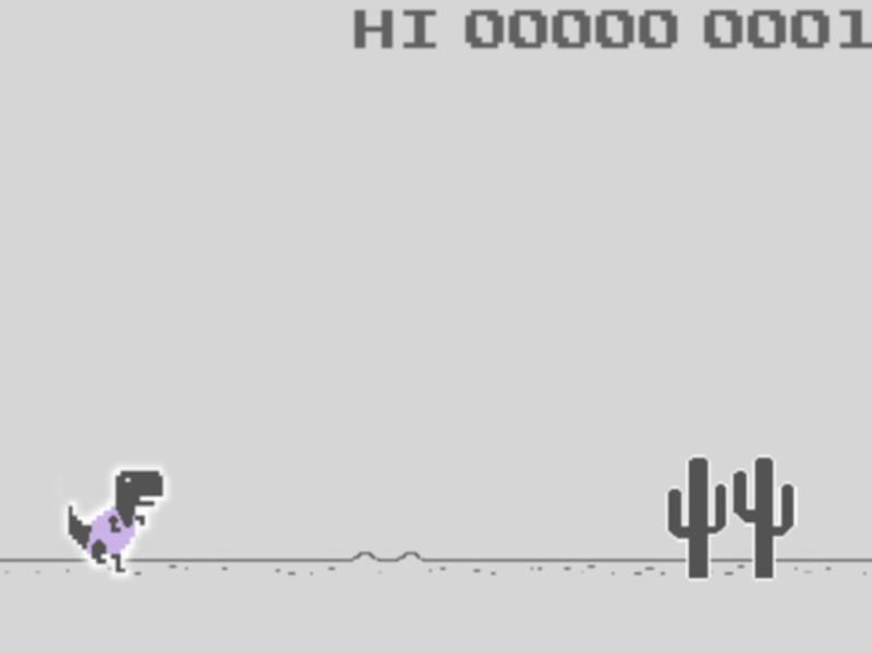 Igra Skok dinosaura  online