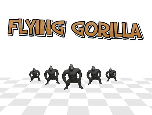Igra Leteća gorila 3d  online