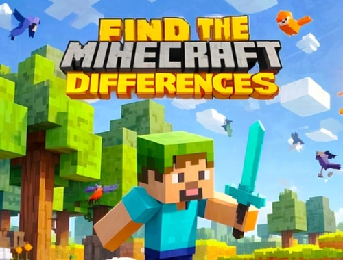 Igra Pronađite razlike: Minecraft  online