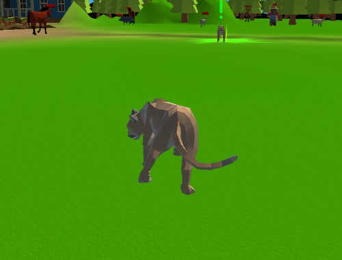 Igra Cougar Simulator - velike mačke  online