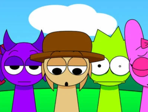 Igra Sprunki piramixed - gotove animacije  online