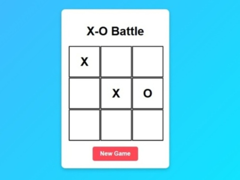 Igra X O bitka  online