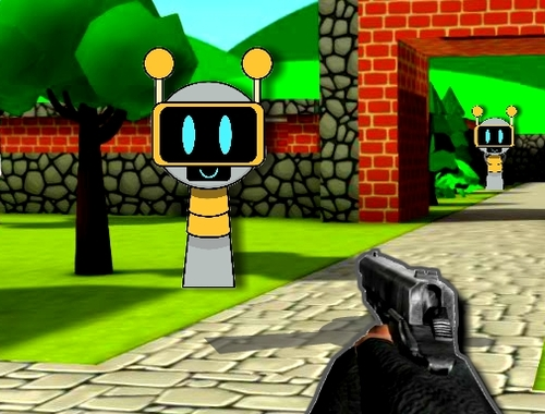 Igra Sprunki 3D strijelac  online