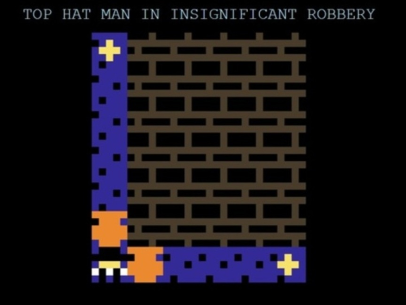 Igra Top Hat Čovjek u beznačajnoj pljački  online