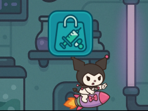 Igra Kitty Kuro laboratorij bijeg  online