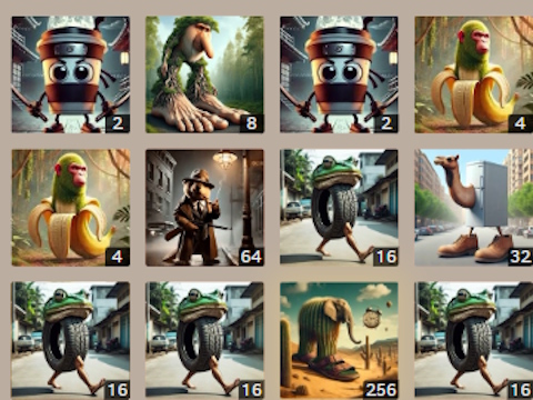 Igra 2048 Talijanski mozak  online