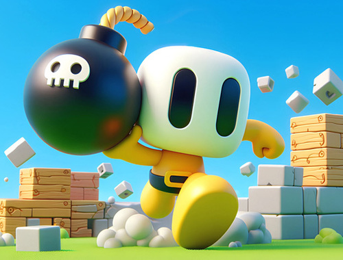 Igra Bombaman 3d  online