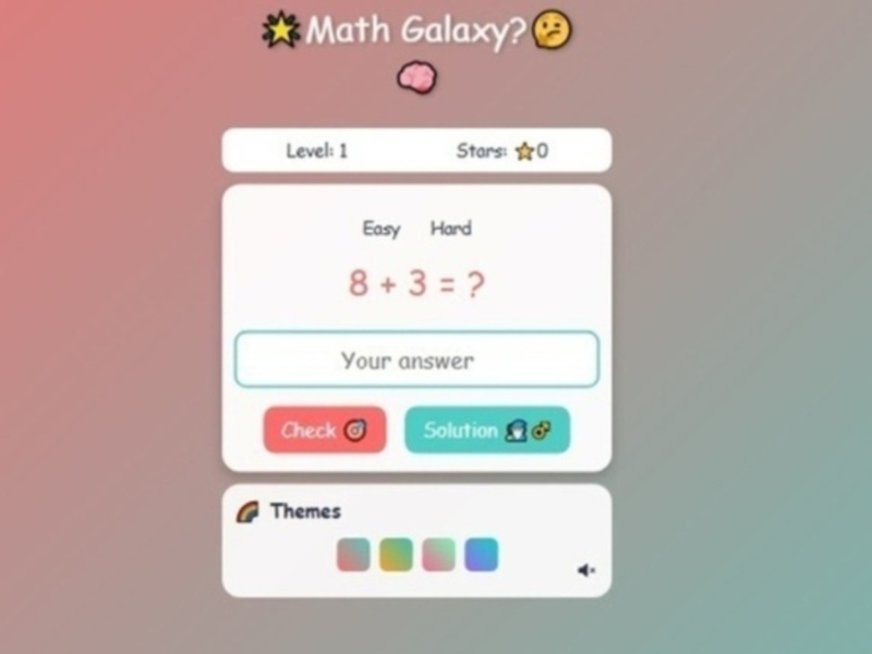Igra Matematička galaksija  online