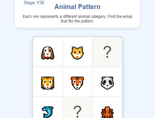 Igra Emoji vrsta 30  online