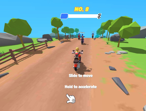 Igra Moto Attack Bike Racing  online