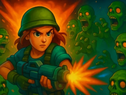 Igra Zombie Auto Defense  online