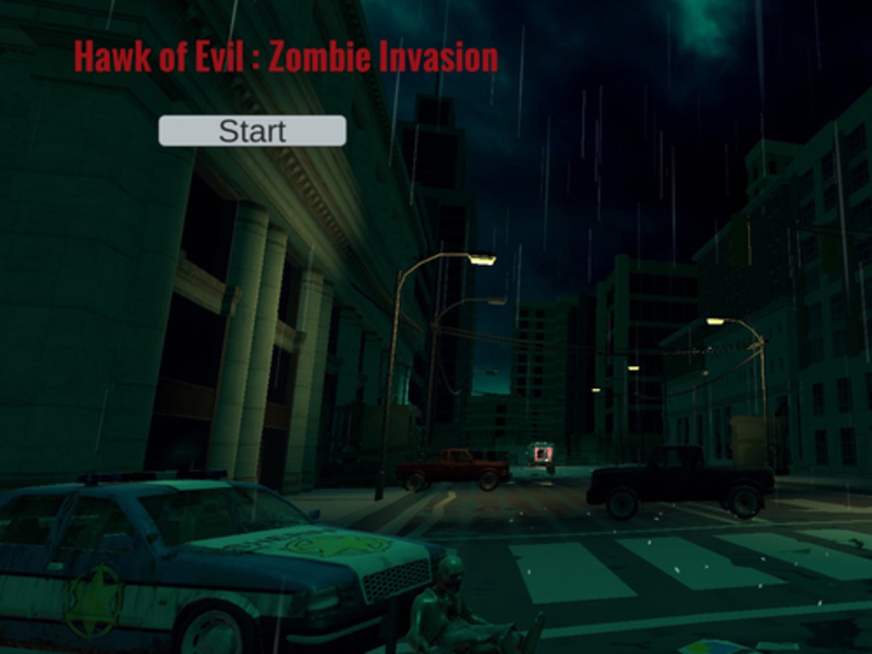 Igra Hawk zlo: invazija zombija online