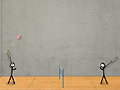 Igra Stick figura badminton  online