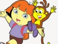 Igra Dora explorer bojanje zabave  online