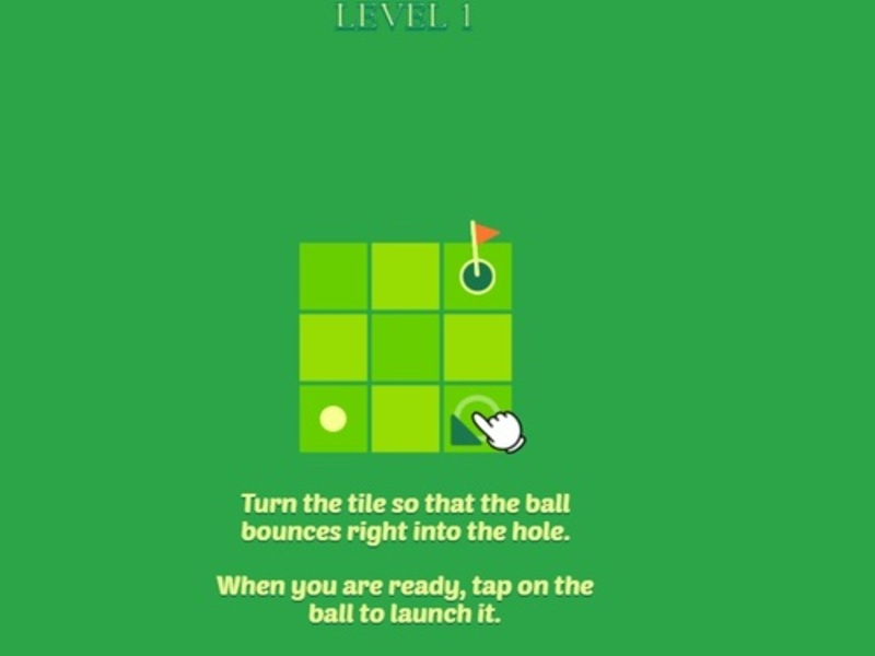 Igra Zagonetka: golf online