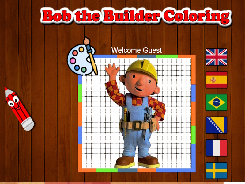 Igra Bob Builder bojanje online