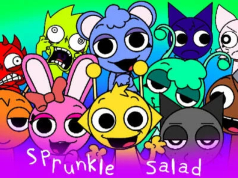Igra Sprunks: salata online
