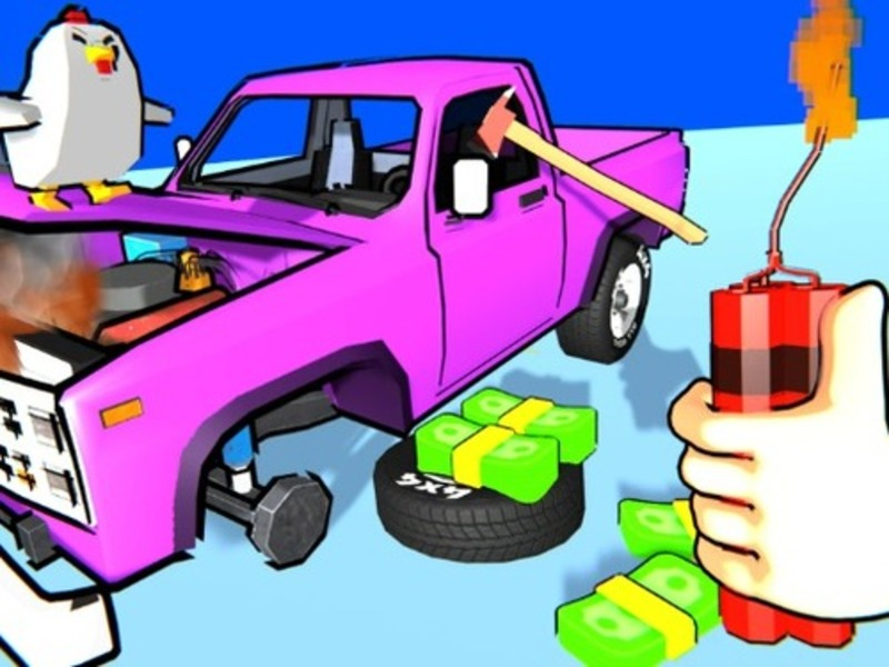 Igra Razbijte automobil na komade! online
