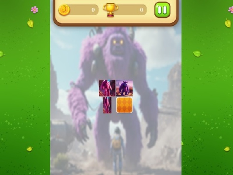 Igra Yeti: memorija metch online