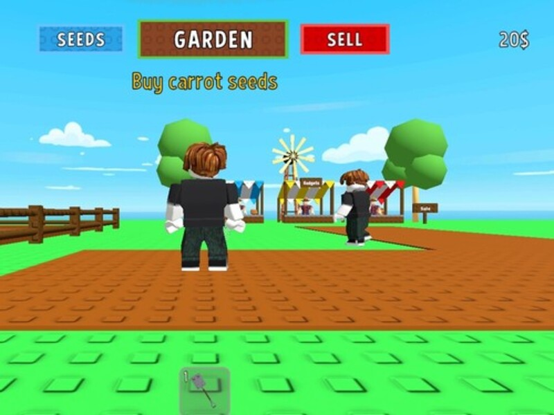 Igra Roblox: uzgajati vrt online