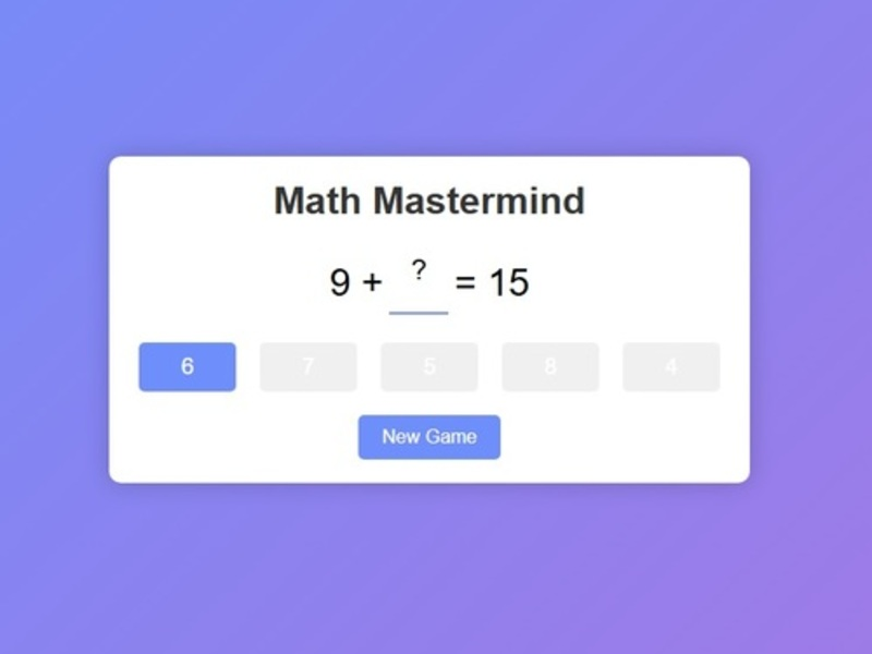 Igra Matematički genij online