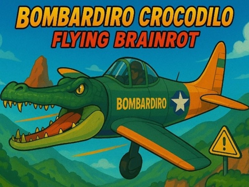 Igra Leteći bombardiro krokodil online