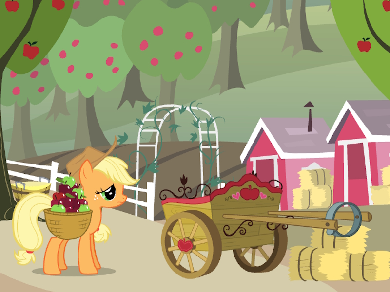 Igra Moj mali poni: jabuka jabuka Applejack online