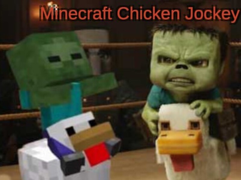 Igra Minecraft: pileći džokej online